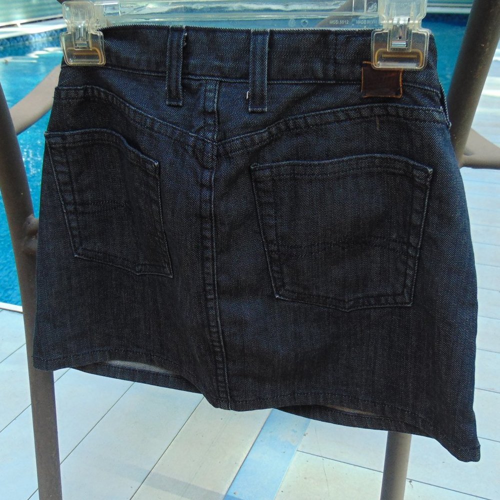 Lucky Brand Denim Blossom Mini Skirt Sz 2